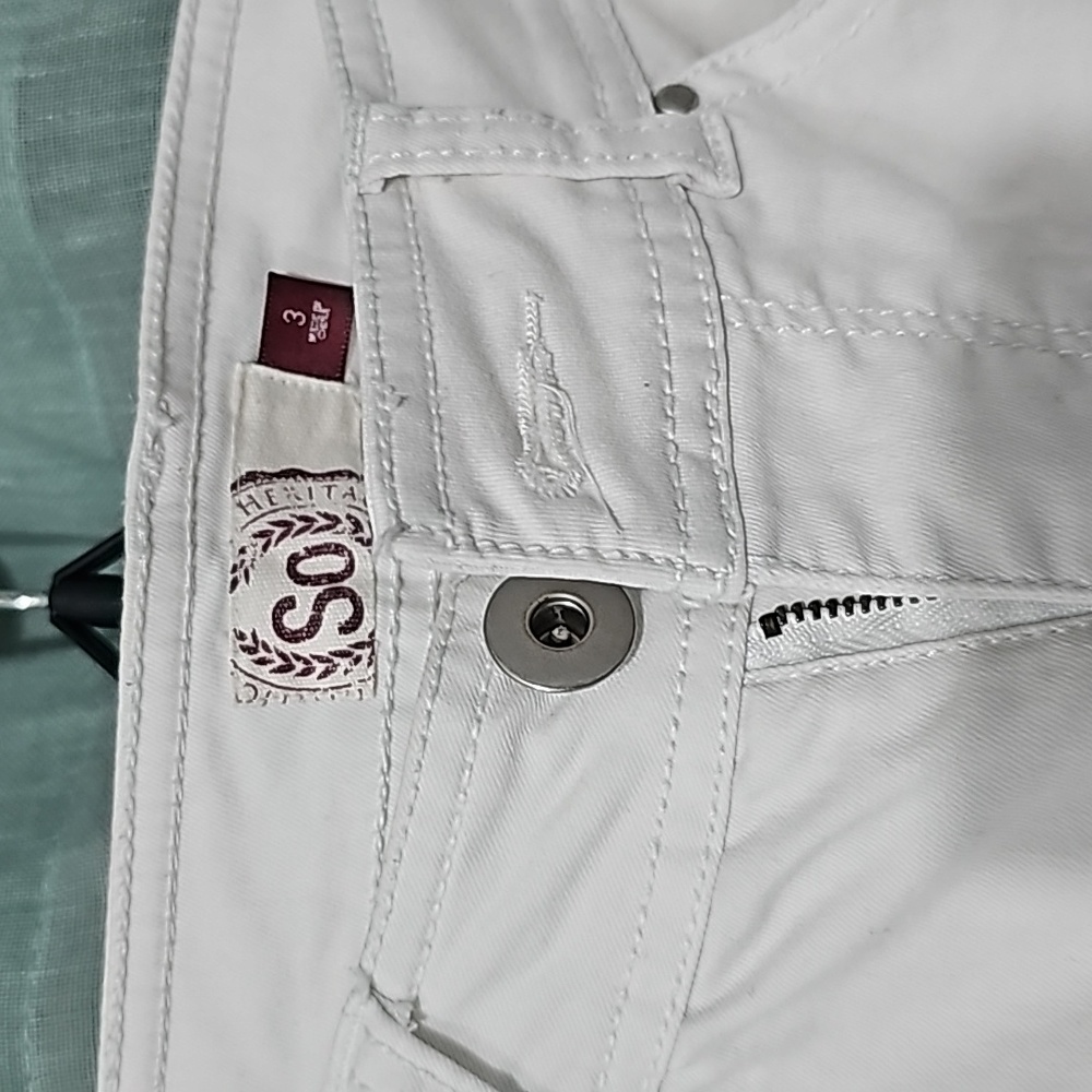 So size 3 white jeans